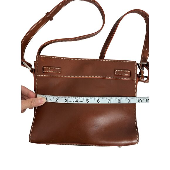 Dooney & Bourke ALTO Crossbody Mini Tassel Bag ITALY Leather Structured - Picture 13 of 16